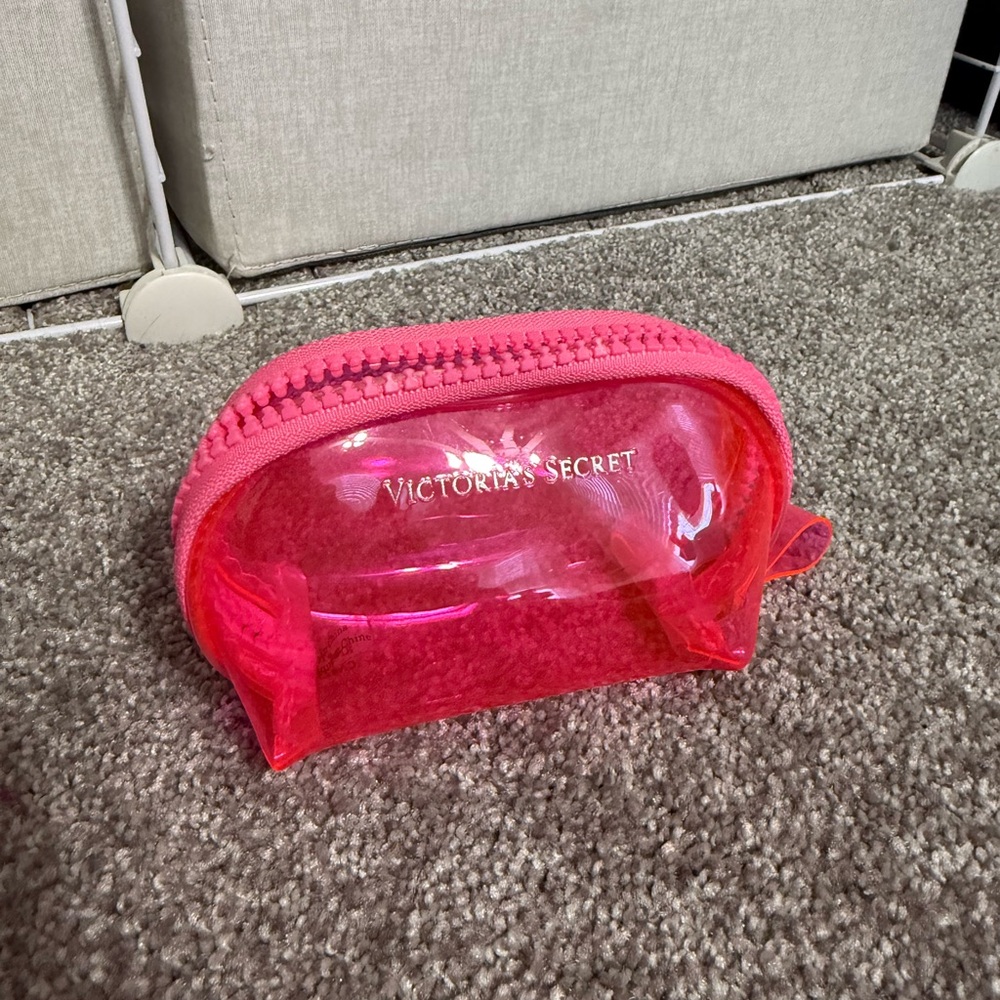 Victoria's Secret Vibrant Pink Makeup Pouch